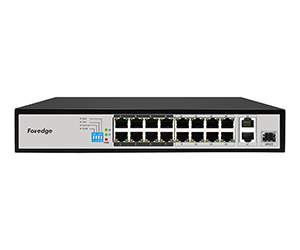 AI6016 16-Port 100M bps AI PoE Switch