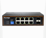 IS108GP-2F 8-Port Gigabit Industrial POE Switch